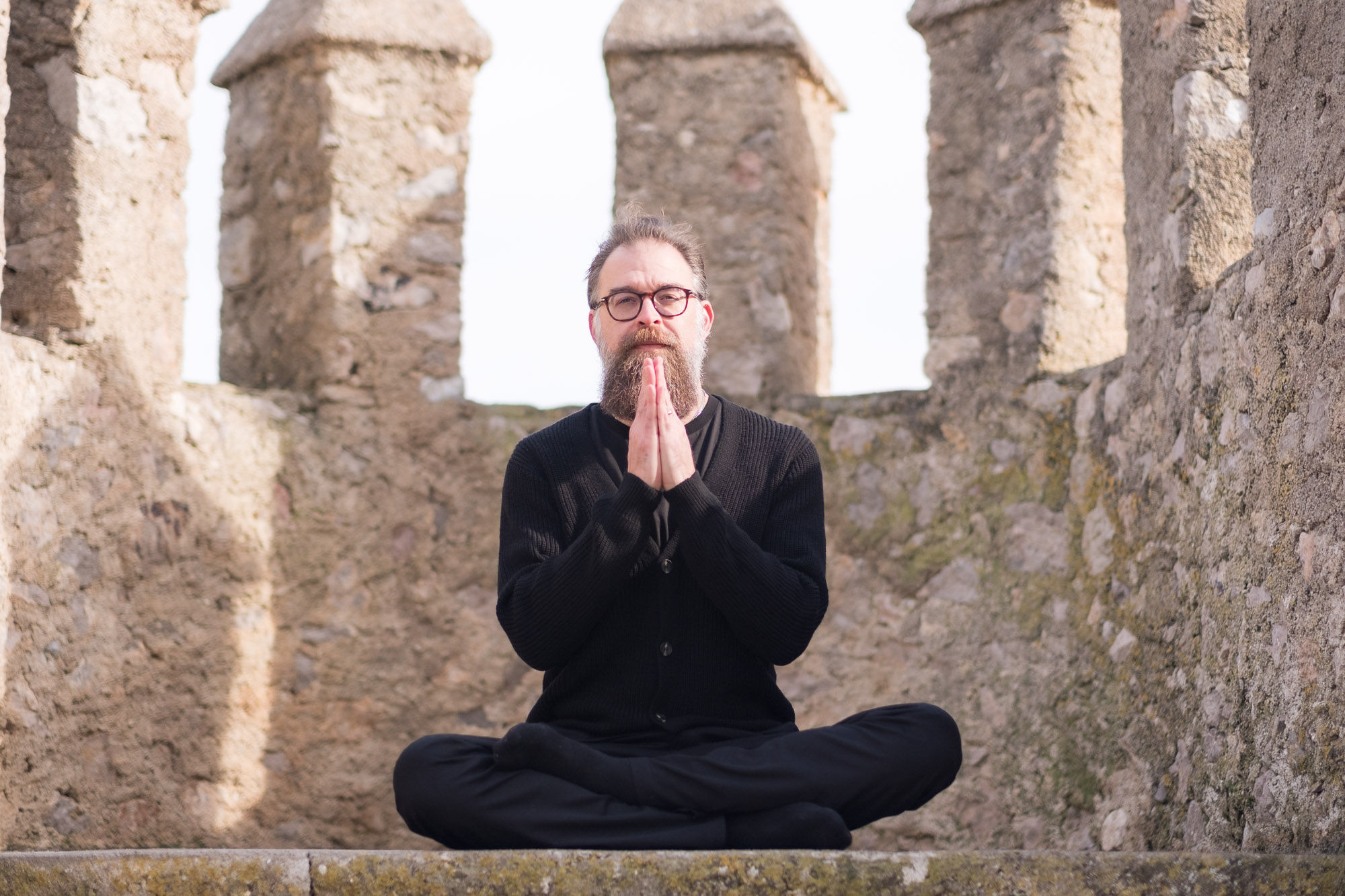 Scott Kalin in meditation
